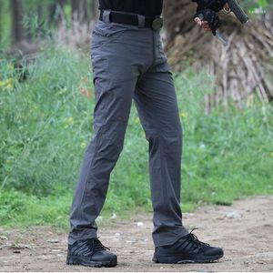 Men's Pants 2023 Spring Autumn Fashion Men's Casual Cargo Handsome Tacitcal Long Straight Trousers Men Slim B211