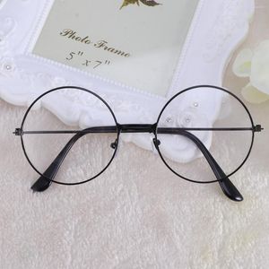 Running Shorts Glasses Myopic Clear Round Blue Black Light Lens Retro Circle Teens Girl Boy Kids Silver Golden Frames Eyeglass Men Christmas