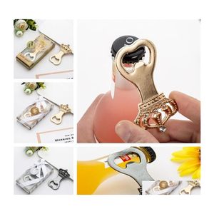 ￖppnar Personlig Crown Beer Bottle Opener Creative Botter Presents For Baby Shower Guest Giveaways Party Favors Drop Delivery Ho DH1QS