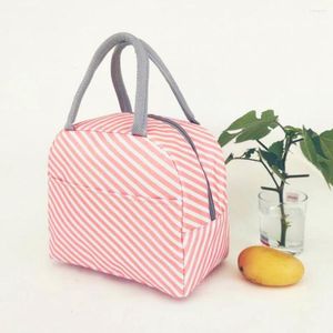 Borse portaoggetti Pranzo Panno Oxford portatile resistente all'acqua Colori dei cartoni animati Scatola termica Borsa termica Tote Food