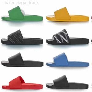 Triple S Damen Herren Sommerrutschen Pool Triple Hausschuhe Lässige Sportsandalen Schuhe Trainer Designer Slipper Speed Mule Flip Flops Rund Italien Rutschfest