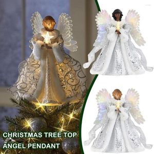 Christmas Decorations Decoration Duplex Printing Tree Top Ornament Angel Pendant Topper Fairy
