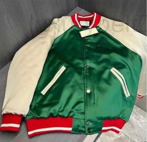 Erkek Ceketler Tasarımcısı Dunks Karikatür için Top Vintage Beyzbol Varsity Patchwork Renk Harajuku Büyük boyutlu ceket unisex hai9