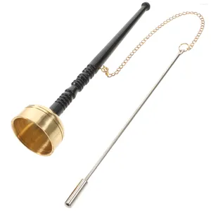 Pendant Necklaces Qing Instrument Chimemeditation Bell Musical Templehand Tibetan Energy Soundbrass Copper Decorative Percussion Buddhism