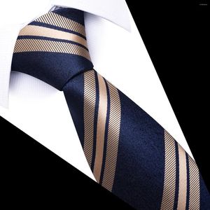 Bow Ties Many Color Est Style Drop Silk Necktie Man Dark Blue Wedding Accessories Dot Performance Tie Men Cravat