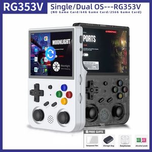 Giocatori di giochi portatili ANBERNIC RG353V RG353VS Console di gioco portatile retrò 3.5INCH 640 * 480 Console per videogiochi Linux Dual System Console di gioco portatile 230114