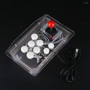 Game Controller Transparent Klar Acryl Joystick USB 8 Richtungen Für Arcade Zubehör Hohe Qualität