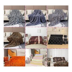 Blankets Classic Pattern Blanket Fashion Home Sofa Sampleroom Use Drop Delivery Garden Textiles Dhtke