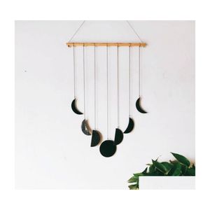 Decorazione per feste 1 Set Beautif Hanging Moon Decor Wall Mounted Antideformed Riutilizzabile Bohemian Style Phase Garland Drop Delivery Home Dhq5L