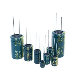 1 ~ 50pcs 6,3V ~ 450V Capacitor eletrolítico de alumínio 16V 25V 50V 100V 400V 10UF 22UF 33UF 68UF 100UF 220UF 1000UF 2200UF 4700UF