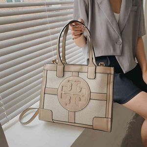 6AP9 BAG 50 OFF 2022 NEW FASHING HANDBAGS CANVAS مع أغنية تسوق متطابقة باللون الجلدي