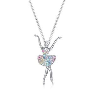 Подвесные ожерелья балерина балетная танцовщица танцующая девушка красочные ожерелья для ожерелья