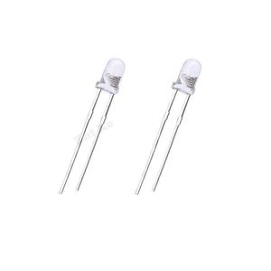 50pcs lot F3 Ultra Bright 3MM Round Water Clear Green Yellow Blue White Red LED Light Lamp Emitting Diode Dides Kit