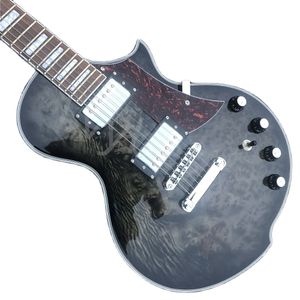 Lvybest chitarra elettrica LP corpo in mogano tastiera in palissandro