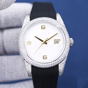 diamond watch men watch 41mm Automatic Mechanical WristWatches Business WristWatch Montre De Luxe Watches for Men