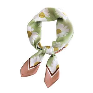 Scarves Satin Scarf Lady Hair Band Square Shawl Bag Head Wrap For Women Bandana Neckerchief Female Hijab Girls Pannband