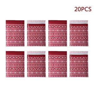 Envolv -do, envelopes acolchoados de 20pcs, lindas renas escolares da escolaridade Pattern de Natal Papaco de papel Papai Noel Papai Noel