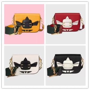 7A najwyższej jakości projektant na ramię TOTE Crossbody luksus GXA 1955 658574 Cross Body Mini zawiera druk Trefoil Emblematic Sportswear Totes torebka torebka