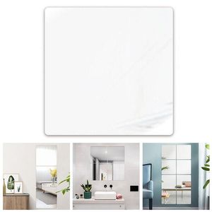 Wall Stickers Mirror Sticker Self-Adhesive Acrylic Foil Home Decor Bathroom Bedroom Livingroom Modern Accessories