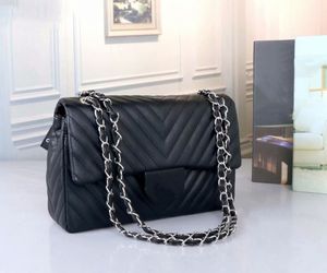 Кошелек раскладыша дизайн V-Pattern Chain Crossbody Bag Fashion Women Bag Burd Brand Designer Designer Sudbag Серебряная пряжка Классическая логотип