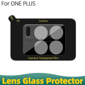 Full Cover 3D Camera Glass Lenses Protector Film för OnePlus 6 6T 7 7T 8 8T 9 9R 10R Pro rt Ace Nord CE 2 2T N10 N20 N200 LITE