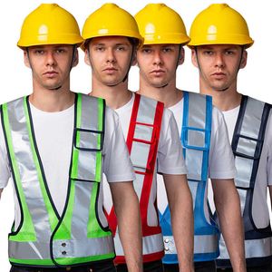 Construction vest Men Woman High visibility V Safety Vest Work Workwear Construction Engineer Reflective