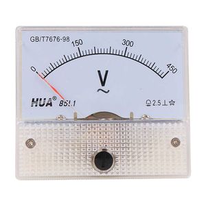 Analog Volt Meter Gauge AC Voltmeter Voltage 85L1 Panel 5V10V15V20V30V50V100V250V300V500V Tester