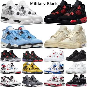 2023 4 scarpe da basket per uomo donna 4s Military Black Cat Sail Red Thunder White Oreo Cactus Jack Blue University Infrared Cool Grey sneakers sportive da uomo