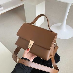 Umhängetaschen Hohe Qualität Frauen Messenger Weiblichen Leder für Mädchen Marke Designer Tote Sac Vintage Umhängetasche 230116