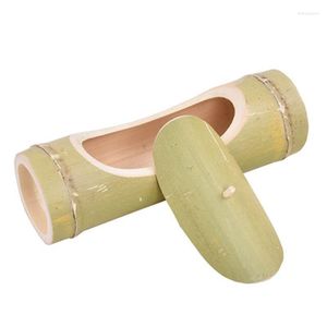 Bowls Handmade Natural Bamboo Steamed Rice Barrels Green Steaming Cup Soup Bowl Healthy Life With Lid