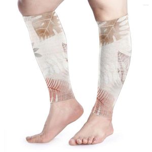 Kurtki wyścigowe Profesjonalne sportowe cielę obrońca nóg bieganie Socks Socks Shin School Support Brace Guard Printing Q007