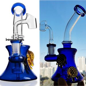 kaplumbağa beher bong nargile petrol kuleleri sigara içme borusu kalın cam su bongs dabber shisha bong kase