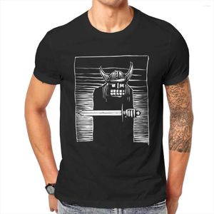 Männer T-Shirts Mode Hemd Männer Designer Viking Mit Schwert T-shirt Baumwolle Übergroßen Runde Nevk Kleidung Top