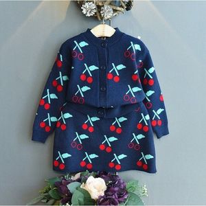 Girls Dress Winter Kids Clothes Set Thick Long Sleeve Sweater Shirt Skirt 2 Pcs Clothing knitted skirt Suits Baby Toddlers Youth Kid Children Spring A F1Iu#