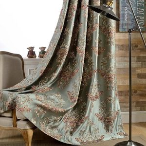Curtain & Drapes Customized Precision Jacquard Luxury European Style High Shading Window Curtains For Living Room Bedroom DiningCurtain
