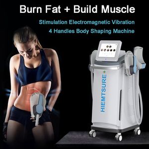 Emslim Slimming Equipment 4 Behandling Handtag Hiemt Fat Borttagning Muskelbyggnad Stimulator Kropp Contouring Beauty Machine