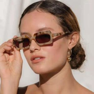 Sunglasses Square Women 2023 Big Frame Round Sun Glasses Men Vintage Yellow Hip Hop Shades For