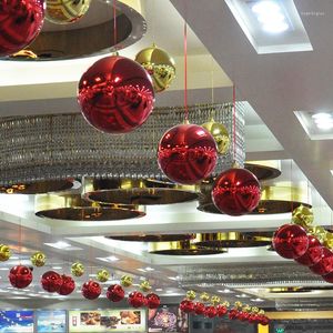 크리스마스 장식 장식 공 색상 대형 쇼핑몰 엘 공중 장면 레이아웃 지붕 매달린 브래킷
