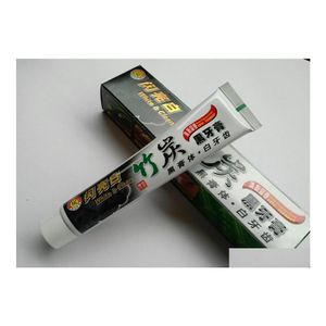 Toothpaste Drop Charcoal Tootaste Black Tooth Paste Bamboo Oral In Stock Delivery Health Beauty Dh3Bf