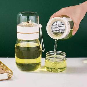 Wine Glasses Glass Tea Infuser Bottle Coffee Mug Protable Water Creative Separation Drinking Cup Travel Business Trip Iced Pitcher