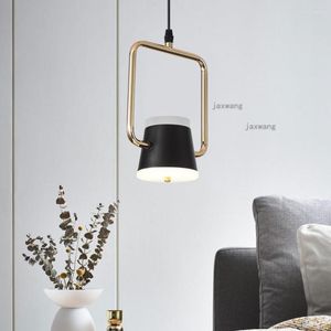 Żyrandole nordycka restauracja Golden Art Chandelier oświetlenie nowoczesne LED Light Luksusowe lampy wiszące kreatywność sypialnia
