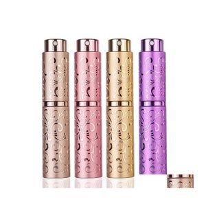 Packing Bottles 10Ml Embossed Rotary Per Bottle Metal Subbottomed Sterilization Alcohol Spray Aluminum Convenient Carrying Drop Deli Otjyn