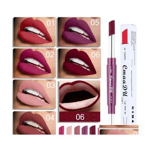 Lip Gloss Drop Products Cmaadu 4 Color Diamond Diamond à prova d'água Longo Lipstick Spot Remessa Entrega Saúde Beauty Ma dhejr