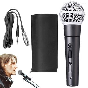 Microfones Stage Singing Microphone SM 58 Cardioid Dynamic Vocal With Storage Bag Musical Tool For Speakers Karaoke