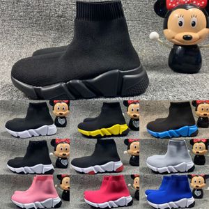 Paris speed sneaker kids shoes designer Triple-S sock high black trainers girls baby kid youth toddler infants shoe boys casual sport Sneakers Size 25-35 Z1IC#