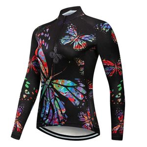 Kurtki wyścigowe Design damskie koszulki rowerowe z długim rękawem kolorowe wierzchowce rowerowe i koszule anty UV rower sportowy mtb ubrania mtb