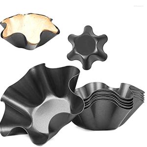 Bowls SHGO -8 Pack Tortilla Bowl Molds Perfect Pan Nonstick Taco Shell Maker Salad