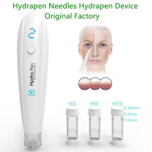 美容アイテムHydra Pen Original Factory H2 MicroNeedling Automatic Serum Hydrapen Skin Care Tool Cartridges H12 HR HS