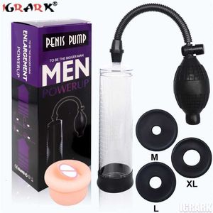 Brinquedos sexuais massageador brinquedos sexuais para homens pênis bomba de vácuo extensor aumento comprimento ampliador masculino adultos sexy produtos eróticos