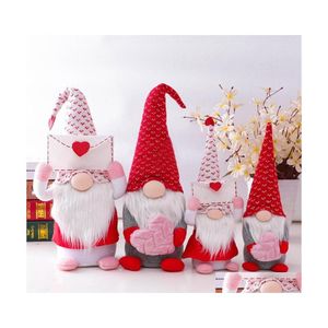 Weihnachtsdekorationen Valentinstag Dekor St. Patricks gesichtslose Puppe Rudolph Plüschtier Geschenk Drop Lieferung Hausgarten Festliche Party Dhq4A